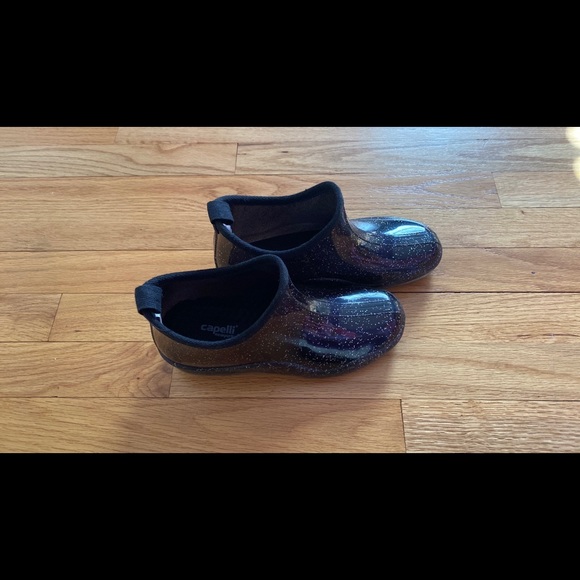 Capellini Newyork black/Glitter Rain boots - Picture 2 of 7